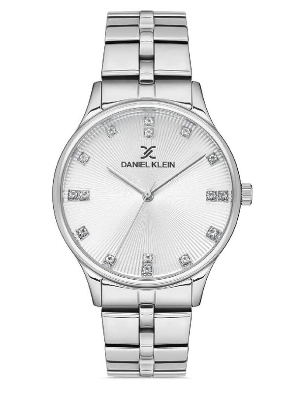 Daniel Klein Analog Watch for Womens with Stainless Steel Band, Water Resistant, DK.1.13092-1, Silver-Silver
Daniel Klein Analog Watch for Womens with Stainless Steel Band, Water Resistant, DK.1.13092-1, Silver-Silver