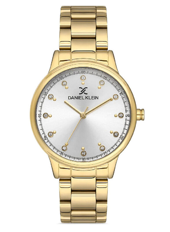 Daniel Klein Analog Watch for Womens with Stainless Steel Band, Water Resistant, DK.1.13059-2, Gold-Silver
Daniel Klein Analog Watch for Womens with Stainless Steel Band, Water Resistant, DK.1.13059-2, Gold-Silver