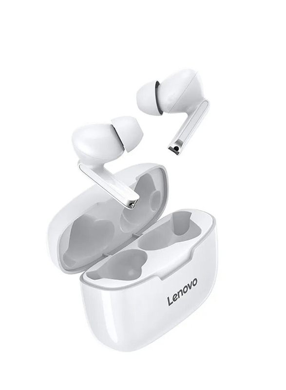 Lenovo XT90 Wireless/Bluetooth In-Ear Noise Cancelling Earbuds with Mic & Charging Case, White
Lenovo XT90 Wireless/Bluetooth In-Ear Noise Cancelling Earbuds with Mic & Charging Case, White