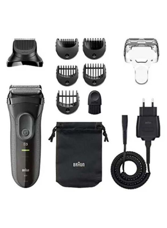 Braun 3-In-1 Electric Shaver with Precision Trimmer & 5 Comb Attachment, 3000BT, Black/Silver
Braun 3-In-1 Electric Shaver with Precision Trimmer & 5 Comb Attachment, 3000BT, Black/Silver