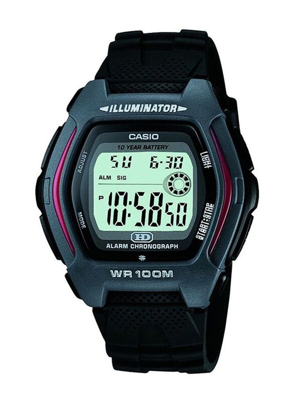 Casio Digital Watch for Men with Resin Band, Water Resistant, HDD600-1AV, Black/Light Blue
Casio Digital Watch for Men with Resin Band, Water Resistant, HDD600-1AV, Black/Light Blue