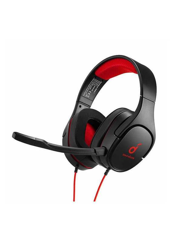 Multiple Soundcore Strike 1 Wired Over-Ear Headset with External Mic, Black/Red
Multiple Soundcore Strike 1 Wired Over-Ear Headset with External Mic, Black/Red