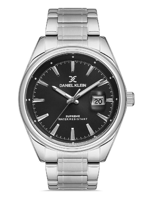 Daniel Klein Analog Watch for Men with Stainless Steel Band, Water Resistant, DK.1.13153-2, Silver-Black
Daniel Klein Analog Watch for Men with Stainless Steel Band, Water Resistant, DK.1.13153-2, Silver-Black