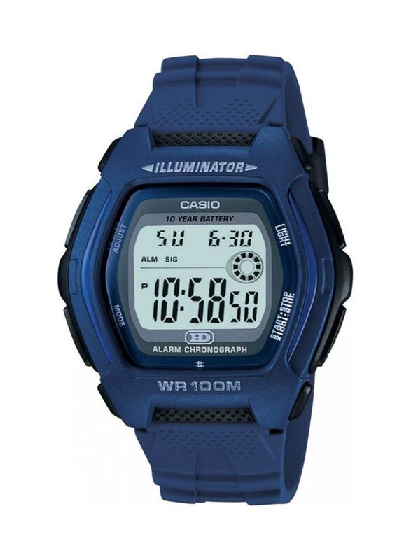 Casio Youth Digital Watch for Men with Resin Band, Water Resistant, HDD600C-2AVDF, Blue/Grey
Casio Youth Digital Watch for Men with Resin Band, Water Resistant, HDD600C-2AVDF, Blue/Grey