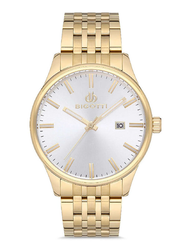 Bigotti Analog Watch for Men with Stainless Steel Band, BG.1.10151-5, Gold-Silver
Bigotti Analog Watch for Men with Stainless Steel Band, BG.1.10151-5, Gold-Silver