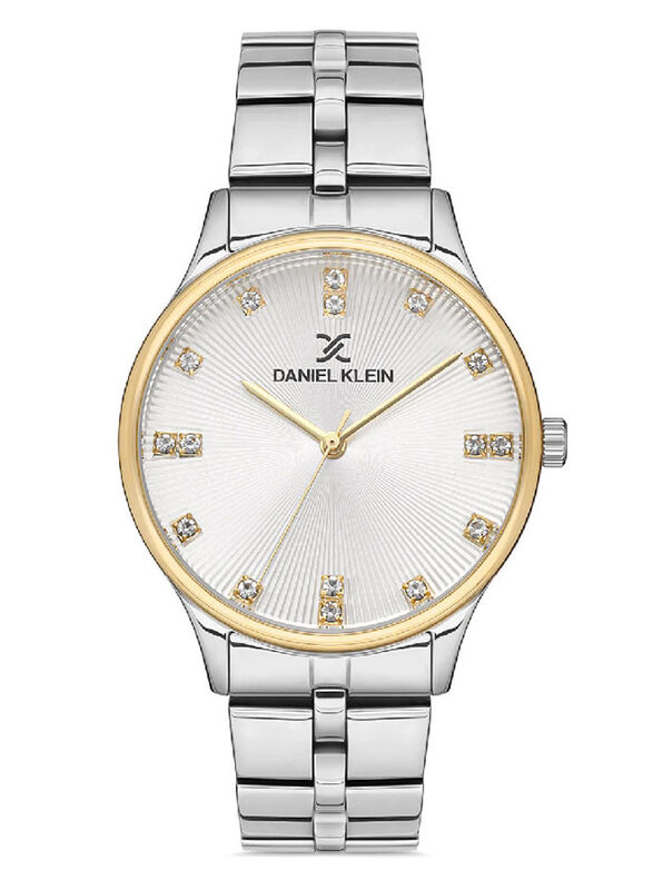 Daniel Klein Analog Watch for Women with Stainless Steel Band, Water Resistant, DK.1.13092-6, Silver-Silver
Daniel Klein Analog Watch for Women with Stainless Steel Band, Water Resistant, DK.1.13092-6, Silver-Silver