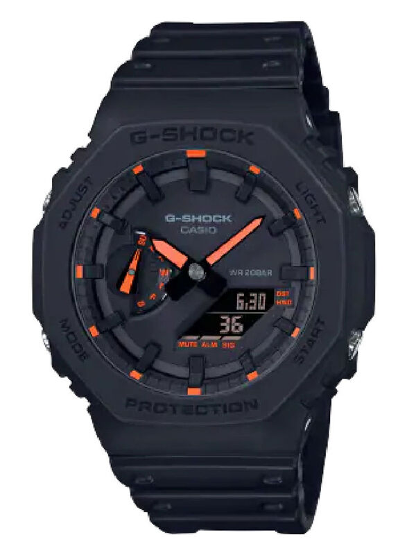 Casio G-Shock Analog-Digital Watch for Men with Resin Band, Water Resistant, GA2100-1A4, Black
Casio G-Shock Analog-Digital Watch for Men with Resin Band, Water Resistant, GA2100-1A4, Black