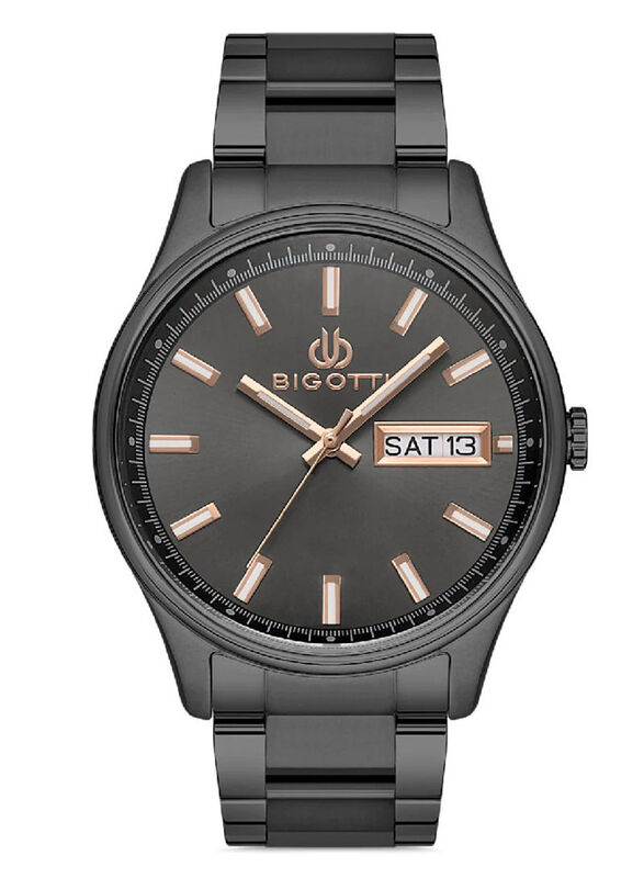 Bigotti Analog Watch for Men With Stainless Steel Band, BG.1.10255-4, Black-Black
Bigotti Analog Watch for Men With Stainless Steel Band, BG.1.10255-4, Black-Black
