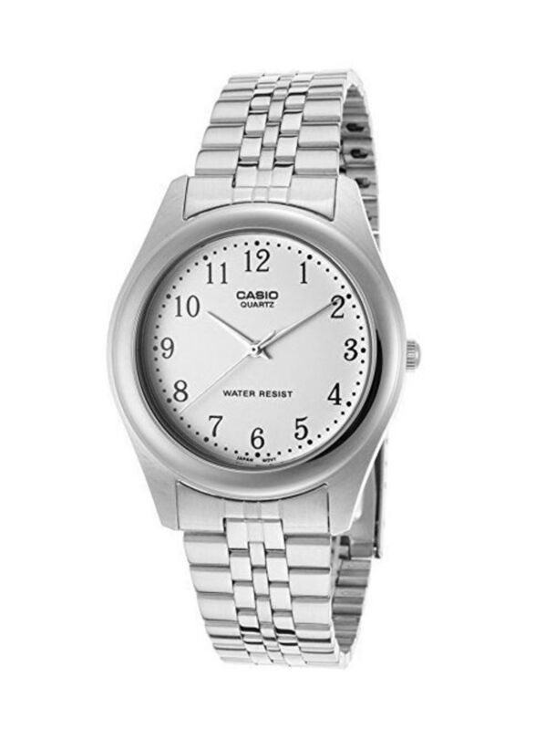 Casio Enticer Analog Watch for Men with Stainless Steel Band, Water Resistant, MTP-1129A-7BRDF, Silver/White
Casio Enticer Analog Watch for Men with Stainless Steel Band, Water Resistant, MTP-1129A-7BRDF, Silver/White