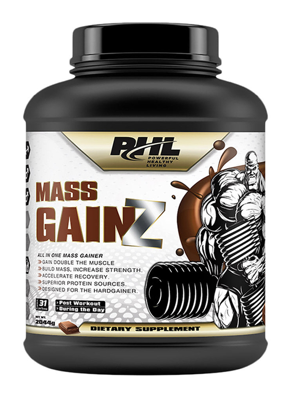 PHL Nutrition Mass Gains Protein Powder, 31 Servings, 2044gm, Chocolate
PHL Nutrition Mass Gains Protein Powder, 31 Servings, 2044gm, Chocolate