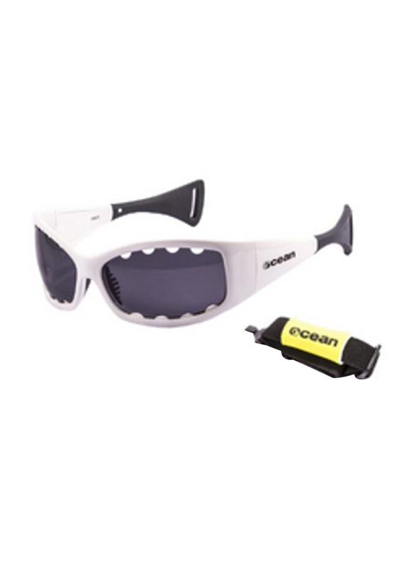 Ocean Glasses Polarized Full-Rim Rectangular Fuerteventura Shiny White Frame Sunglasses Unisex, Smoke Lens
Ocean Glasses Polarized Full-Rim Rectangular Fuerteventura Shiny White Frame Sunglasses Unisex, Smoke Lens