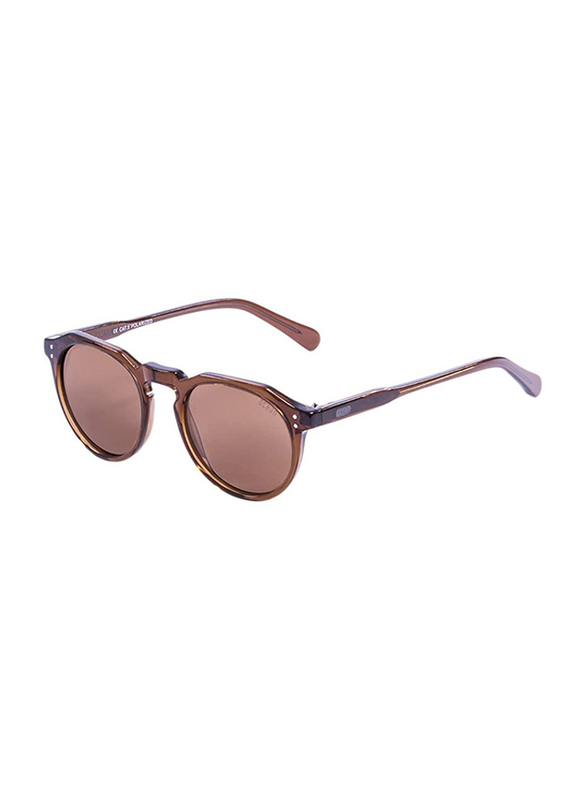 Ocean Glasses Polarized Full-Rim Round Cyclops Dark Brown Transparent Frame Sunglasses Unisex, Brown Lens, 48/12/140
Ocean Glasses Polarized Full-Rim Round Cyclops Dark Brown Transparent Frame Sunglasses Unisex, Brown Lens, 48/12/140
