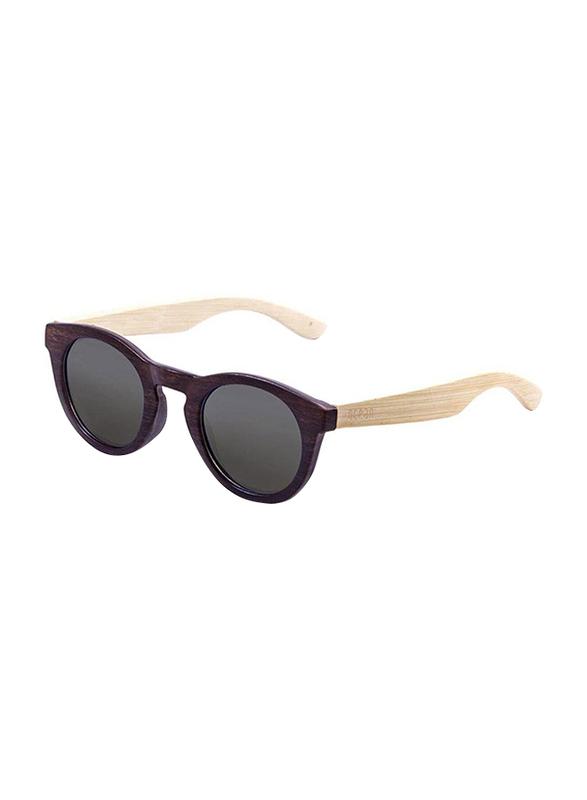 Ocean Glasses San Francisco Wood Polarized Full-Rim Round Bamboo Natural Arm Dark Frame Sunglasses Unisex, Smoke Lens, 40/13
Ocean Glasses San Francisco Wood Polarized Full-Rim Round Bamboo Natural Arm Dark Frame Sunglasses Unisex, Smoke Lens, 40/13