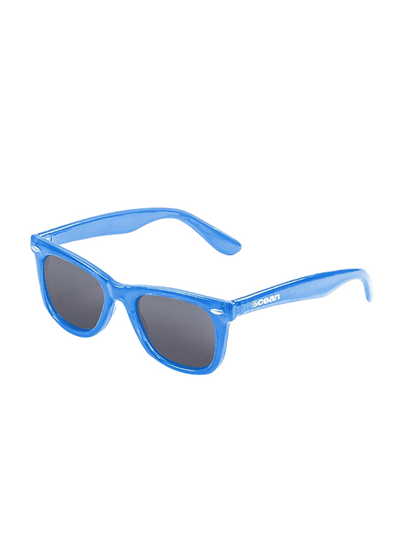 Ocean Glasses Cape Town Polarized Full-Rim Square Shiny Blue Frame Sunglasses Kids Unisex, Smoke Lens
Ocean Glasses Cape Town Polarized Full-Rim Square Shiny Blue Frame Sunglasses Kids Unisex, Smoke Lens