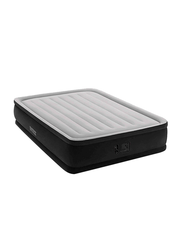 Intex Queen Dura-Beam Deluxe Pillow Rest Raised Airbed with Built-In Electric Pump, 99 x 191 x 42cm, Grey/Black
Intex Queen Dura-Beam Deluxe Pillow Rest Raised Airbed with Built-In Electric Pump, 99 x 191 x 42cm, Grey/Black