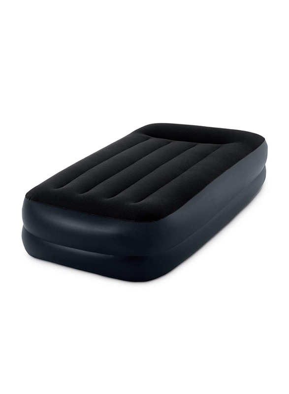 Intex Dura-Beam Twin Pillow Rest Airbed with Internal Pump, 99 x 191 x 42cm, Black
Intex Dura-Beam Twin Pillow Rest Airbed with Internal Pump, 99 x 191 x 42cm, Black