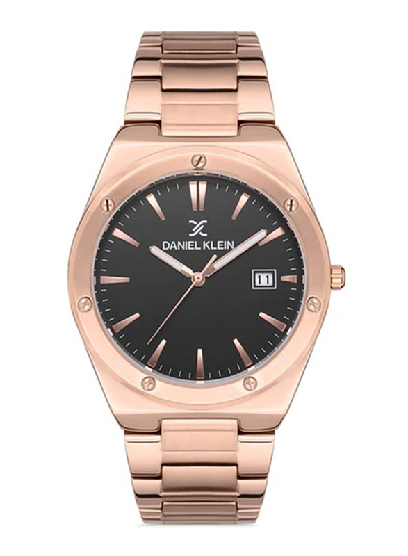 Daniel Klein Premium Analog Watch for Men with Stainless Steel Band, Water Resistant, Dk.1.12819-4, Rose Gold/Gun Metal
Daniel Klein Premium Analog Watch for Men with Stainless Steel Band, Water Resistant, Dk.1.12819-4, Rose Gold/Gun Metal