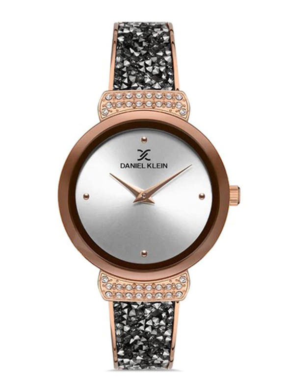 Daniel Klein Premium Analog Watch for Women with Stainless Steel Band, DK.1.12913-1, Black/Silver-Rose Gold
Daniel Klein Premium Analog Watch for Women with Stainless Steel Band, DK.1.12913-1, Black/Silver-Rose Gold