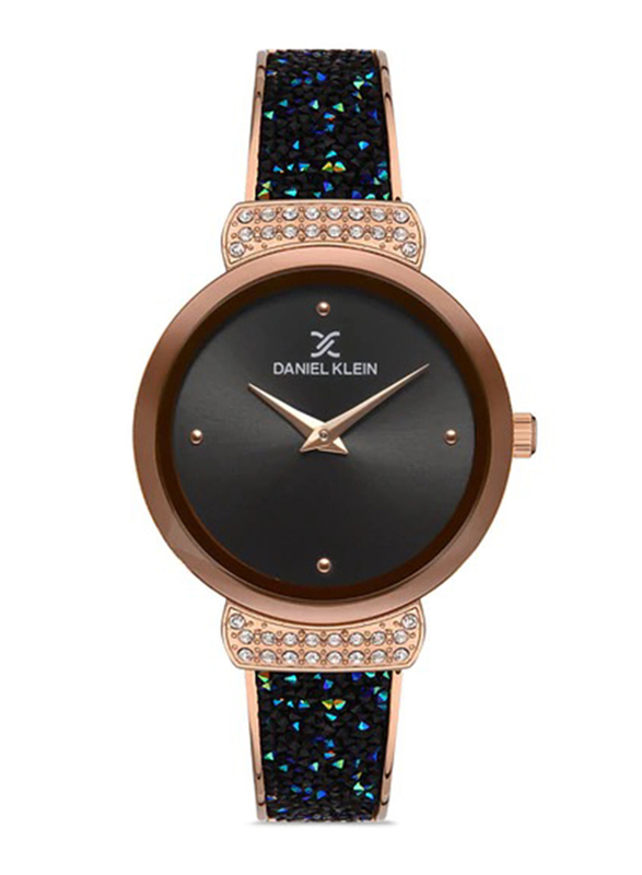 Daniel Klein Premium Analog Watch for Women with Stainless Steel Band, DK.1.12913-6, Black/Rose Gold
Daniel Klein Premium Analog Watch for Women with Stainless Steel Band, DK.1.12913-6, Black/Rose Gold