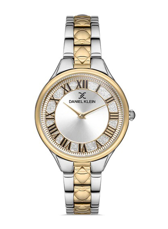 Daniel Klein Premium Analog Watch for Women with Stainless Steel Band, DK.1.12905-6, Steel/Gold
Daniel Klein Premium Analog Watch for Women with Stainless Steel Band, DK.1.12905-6, Steel/Gold
