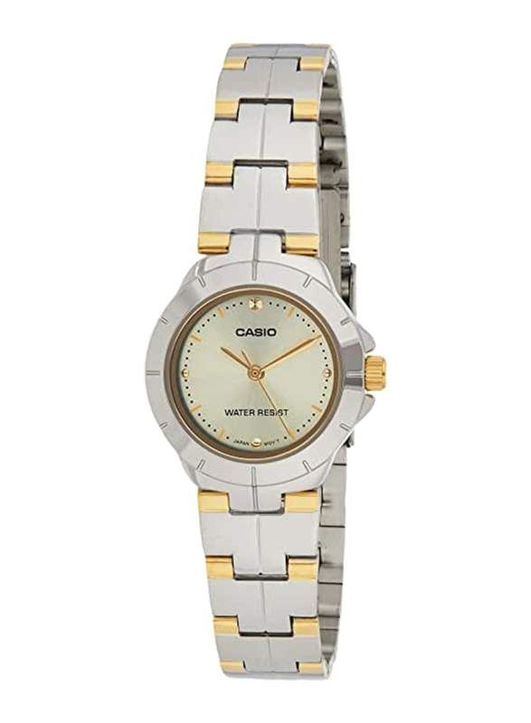 Casio Analog Watch for Women with Stainless Steel Band, Water Resistant, LTP-1242SG-1CDF, Silver/Gold-Black
Casio Analog Watch for Women with Stainless Steel Band, Water Resistant, LTP-1242SG-1CDF, Silver/Gold-Black