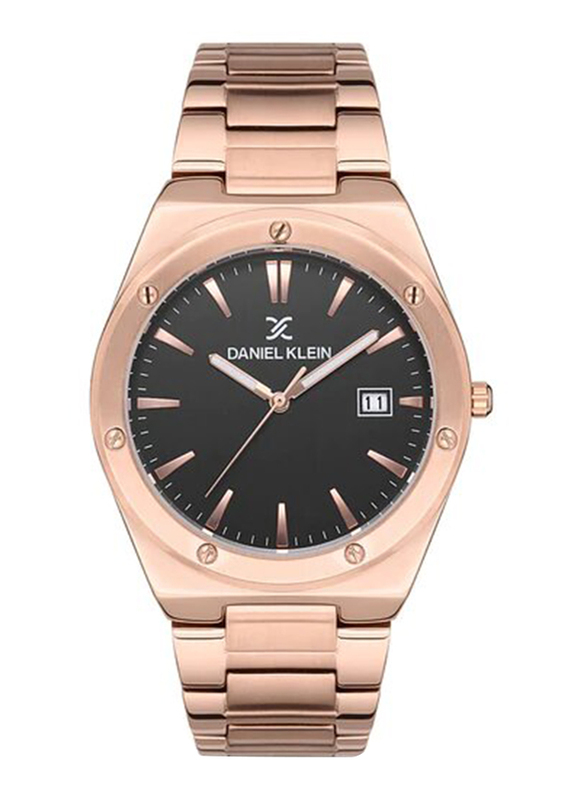 Daniel Klein Premium Analog Watch for Men with Stainless Steel Band, Dk.1.12819-4, Rose Gold-Gun Metal
Daniel Klein Premium Analog Watch for Men with Stainless Steel Band, Dk.1.12819-4, Rose Gold-Gun Metal