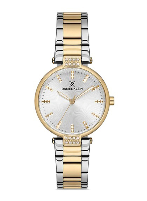 Daniel Klein Premium Analog Watch for Women with Stainless Steel Band, Water Resistant, DK.1.12921-6, Gold/Silver
Daniel Klein Premium Analog Watch for Women with Stainless Steel Band, Water Resistant, DK.1.12921-6, Gold/Silver
