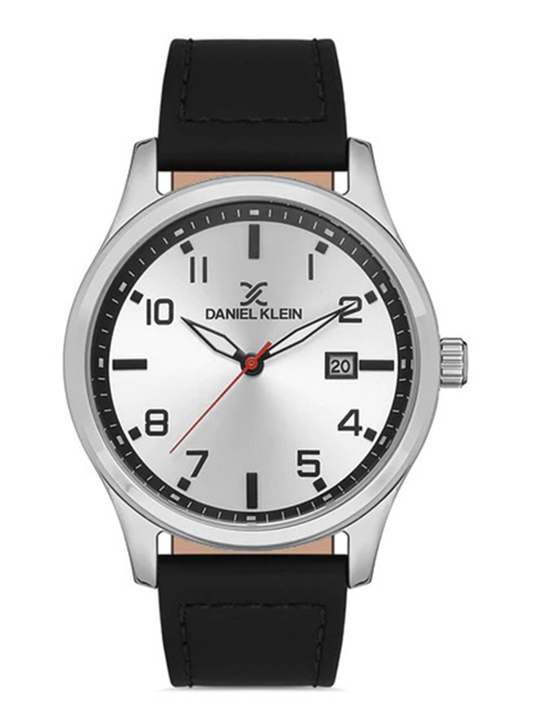 Daniel Klein Premium Analog Watch for Men with Leather Band, DK.1.12944-1, Black/Silver
Daniel Klein Premium Analog Watch for Men with Leather Band, DK.1.12944-1, Black/Silver