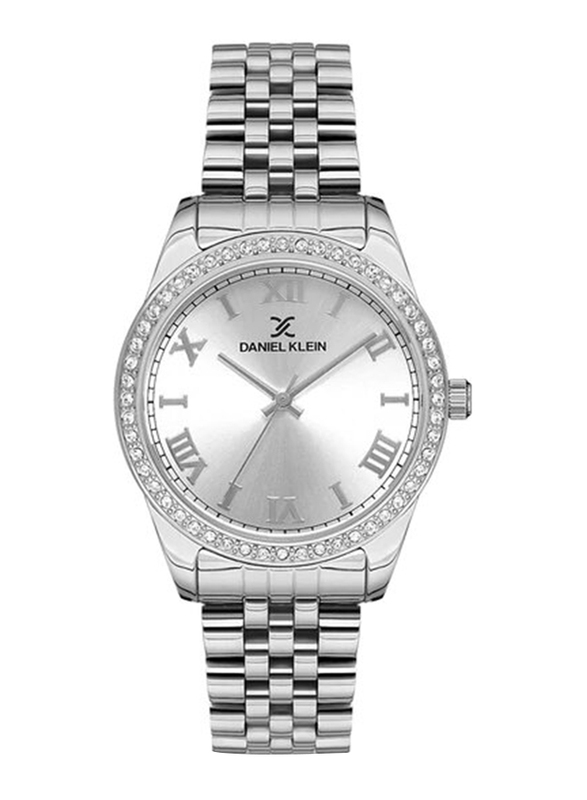 Daniel Klein Premium Analog Watch for Women with Stainless Steel Band, Water Resistant, Dk.1.12909-1, Silver
Daniel Klein Premium Analog Watch for Women with Stainless Steel Band, Water Resistant, Dk.1.12909-1, Silver