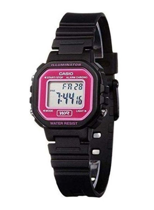 Casio Digital Watch for Women with Water Resistant, LA-20WH-4ADF, Black-Grey/Pink
Casio Digital Watch for Women with Water Resistant, LA-20WH-4ADF, Black-Grey/Pink