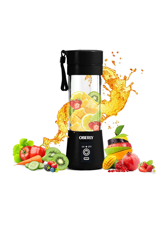 Oberly 13oz Smoothie Juicer Cup Six Blades in 3D with 2000mAh USB Rechargeable Batteries, Ice Tray, Detachable Cup, Black
Oberly 13oz Smoothie Juicer Cup Six Blades in 3D with 2000mAh USB Rechargeable Batteries, Ice Tray, Detachable Cup, Black