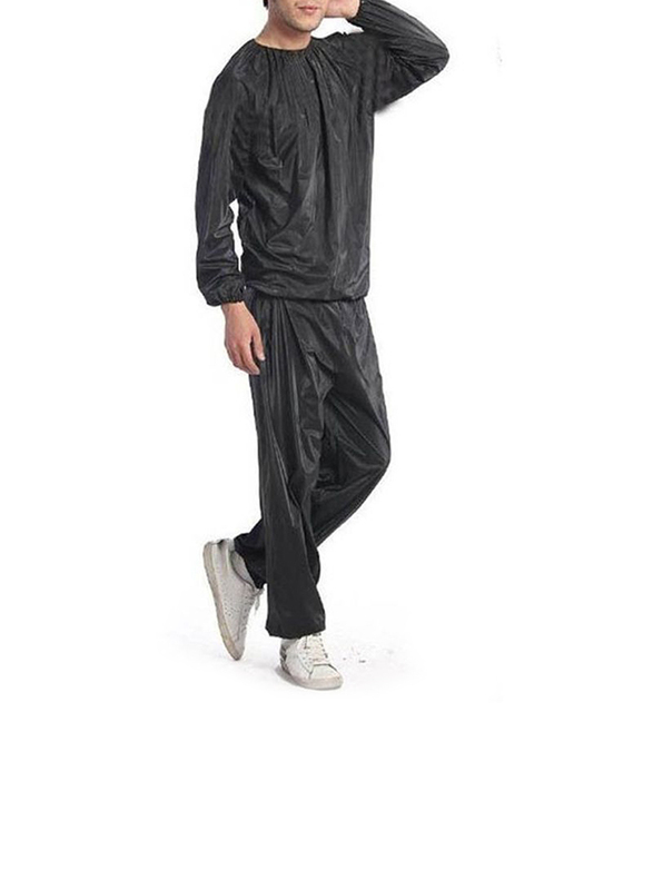 Heavy Duty Sweat Sauna Suit Anti-Rip Training Fitness Weight Loss Slim Clothes, Black
Heavy Duty Sweat Sauna Suit Anti-Rip Training Fitness Weight Loss Slim Clothes, Black