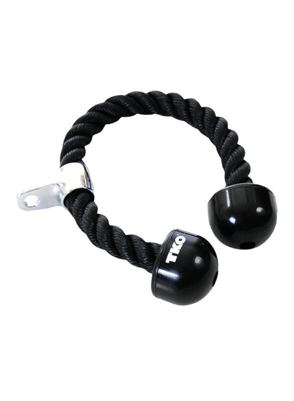 TKO Tricep Rope, 24 inch, Black