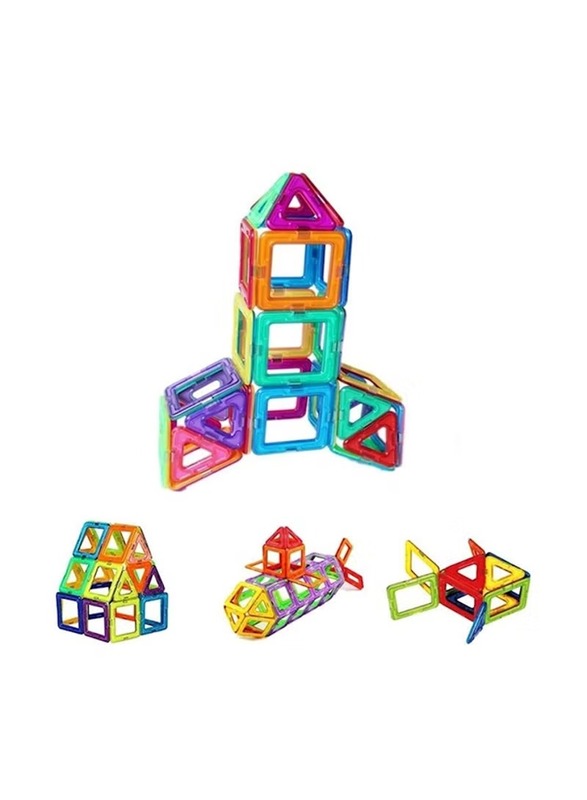 Magnetic Building Blocks Educational Toy with Round Edges Ultrasonic Welding, 46-Piece, Ages 3+, Yellow/Red/Blue
Magnetic Building Blocks Educational Toy with Round Edges Ultrasonic Welding, 46-Piece, Ages 3+, Yellow/Red/Blue
