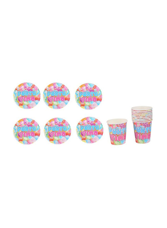 Goldedge 16-Piece 7-inch Party Paper Time Paper Plate And Cup Set, Blue/Pink/Green
Goldedge 16-Piece 7-inch Party Paper Time Paper Plate And Cup Set, Blue/Pink/Green