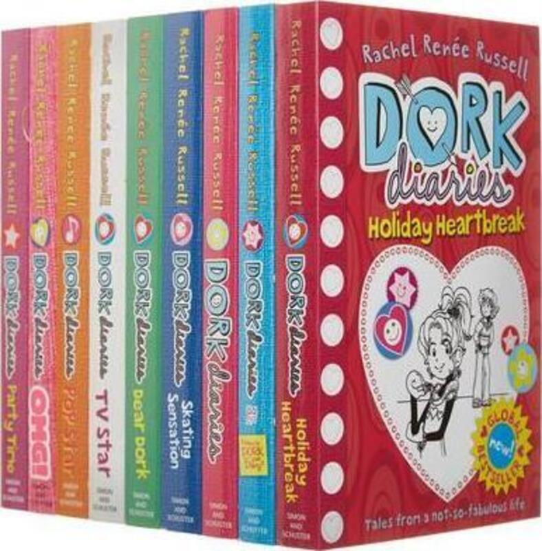 Dork Diaries x 10 title Slipcase Set: Dork Diaries/Party Time/How to Dork your Diary/Pop Star/Dear Dork/TV Star/Skating Sensation/Holiday Heartbreak/O
Dork Diaries x 10 title Slipcase Set: Dork Diaries/Party Time/How to Dork your Diary/Pop Star/Dear Dork/TV Star/Skating Sensation/Holiday Heartbreak/O