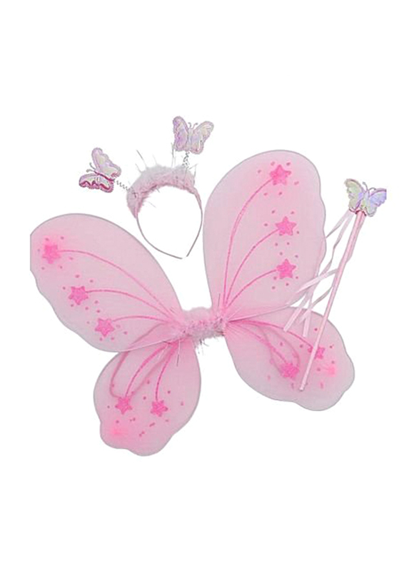 Fancy Dress Wale Butterfly Fairy Angel Wing, Wand and Hairband for Baby Girls, Pink
Fancy Dress Wale Butterfly Fairy Angel Wing, Wand and Hairband for Baby Girls, Pink