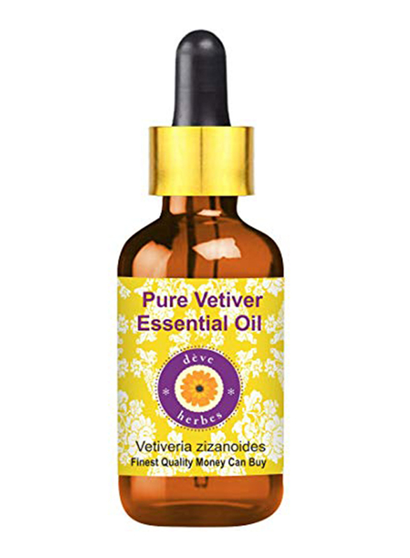 Deve Herbes Pure Vetiver Essential Oil (Vetiveria Zizanoides) with Glass Dropper, 30 ml
Deve Herbes Pure Vetiver Essential Oil (Vetiveria Zizanoides) with Glass Dropper, 30 ml