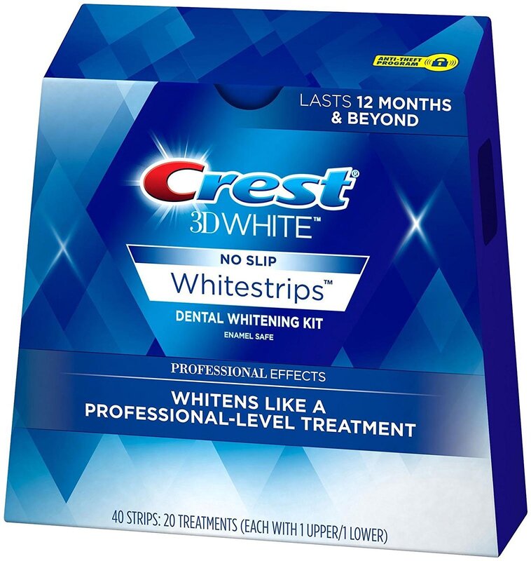 Crest 3D No Slip Whitestrips Professional Effects Teeth Whitening Kit, 40-Piece
Crest 3D No Slip Whitestrips Professional Effects Teeth Whitening Kit, 40-Piece