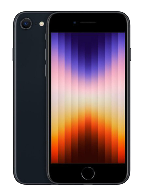 Apple iPhone SE (2022) 3rd Gen 64GB Midnight, With FaceTime, 3GB RAM, 5G, Single Sim Smartphone, International Version
Apple iPhone SE (2022) 3rd Gen 64GB Midnight, With FaceTime, 3GB RAM, 5G, Single Sim Smartphone, International Version