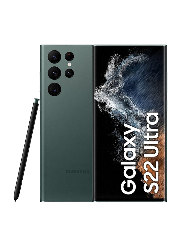 Samsung Galaxy S22 Ultra 128GB Green, 8GB RAM, 5G Smartphone, Middle East Version
Samsung Galaxy S22 Ultra 128GB Green, 8GB RAM, 5G Smartphone, Middle East Version