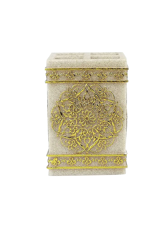 Danube Home Classical Tooth Brush Holder, 8.5 x 8.5 x 10.3cm, AD191002D, Beige
Danube Home Classical Tooth Brush Holder, 8.5 x 8.5 x 10.3cm, AD191002D, Beige