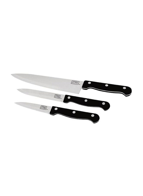 Danube Home 3-Piece Chicago Cutlery Essentials Knife Set, 1094282/4100212, Black
Danube Home 3-Piece Chicago Cutlery Essentials Knife Set, 1094282/4100212, Black