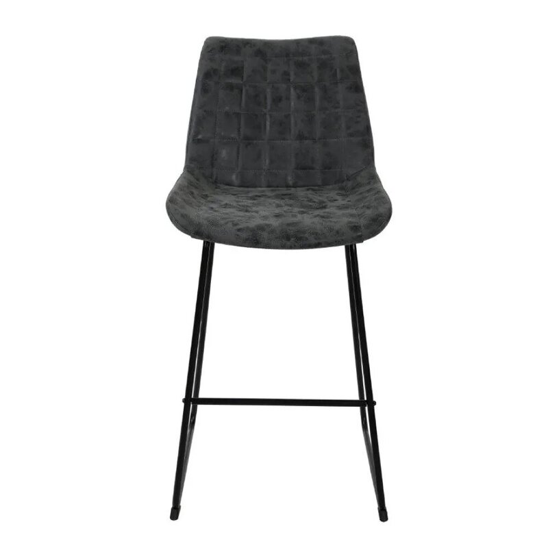 Danube Home Adhara Bar Chair, Dark Grey