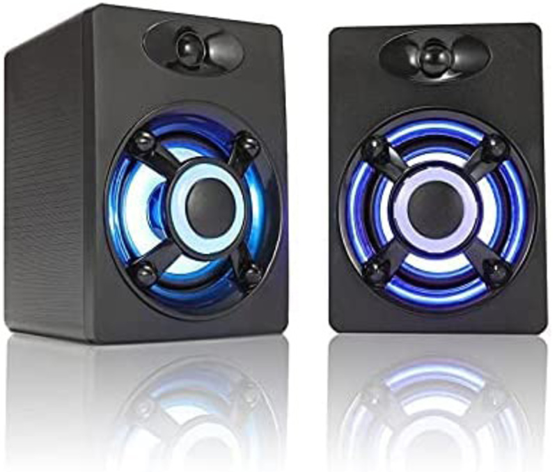 Direct 2 U S1 RGB Wired Satellite Stereo Bass Dual Gaming Computer Speakers with Colourful LED Lights, Black
Direct 2 U S1 RGB Wired Satellite Stereo Bass Dual Gaming Computer Speakers with Colourful LED Lights, Black