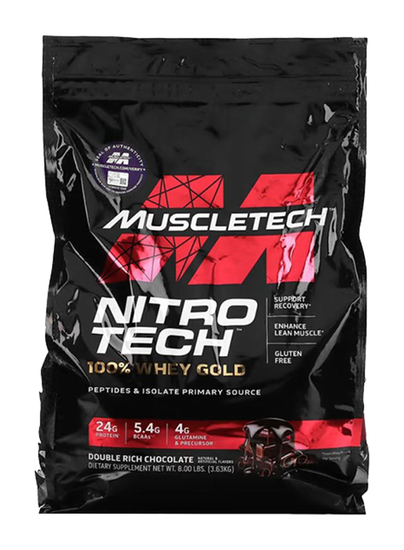 Muscletech Nitro Tech 100% Whey Gold Protein Powder, 8 Lbs, Double Rich Chocolate
Muscletech Nitro Tech 100% Whey Gold Protein Powder, 8 Lbs, Double Rich Chocolate