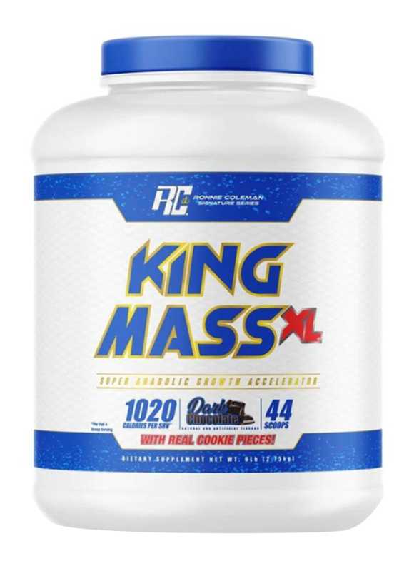 Ronnie Coleman King Mass XL With Real Cookie Pieces Mass Gainer, 44 Serving, 2.5 Kg, Dark Chocolate
Ronnie Coleman King Mass XL With Real Cookie Pieces Mass Gainer, 44 Serving, 2.5 Kg, Dark Chocolate
