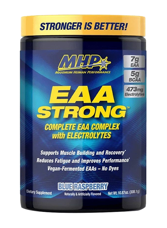 Maximum Human Performance Essential Amino Acid Dietary Supplement, 308g, Blue Raspberry
Maximum Human Performance Essential Amino Acid Dietary Supplement, 308g, Blue Raspberry