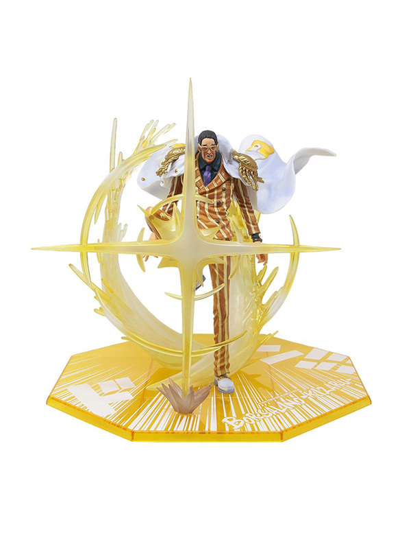 Banpresto Figuarts Zero the Three Admirals Borsalino Kizaru by Bandai Figurine, Ages 3+, Multicolour
Banpresto Figuarts Zero the Three Admirals Borsalino Kizaru by Bandai Figurine, Ages 3+, Multicolour