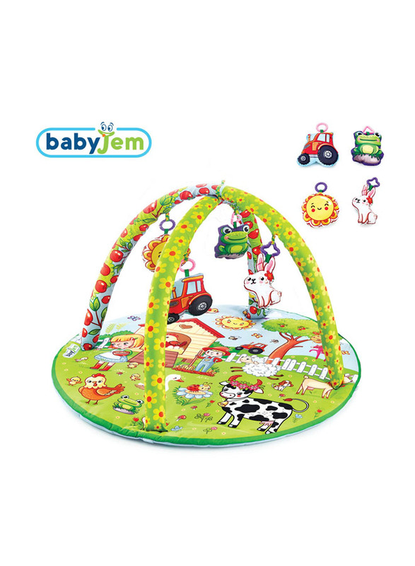 Babyjem Play Mat with Toys, Ages 2+